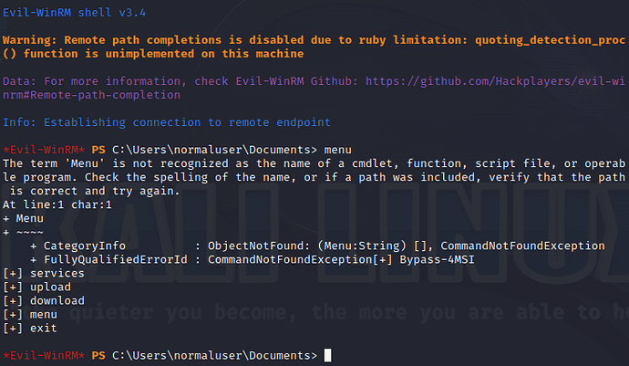 evil-winrm