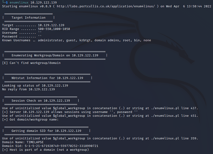 enum4linux